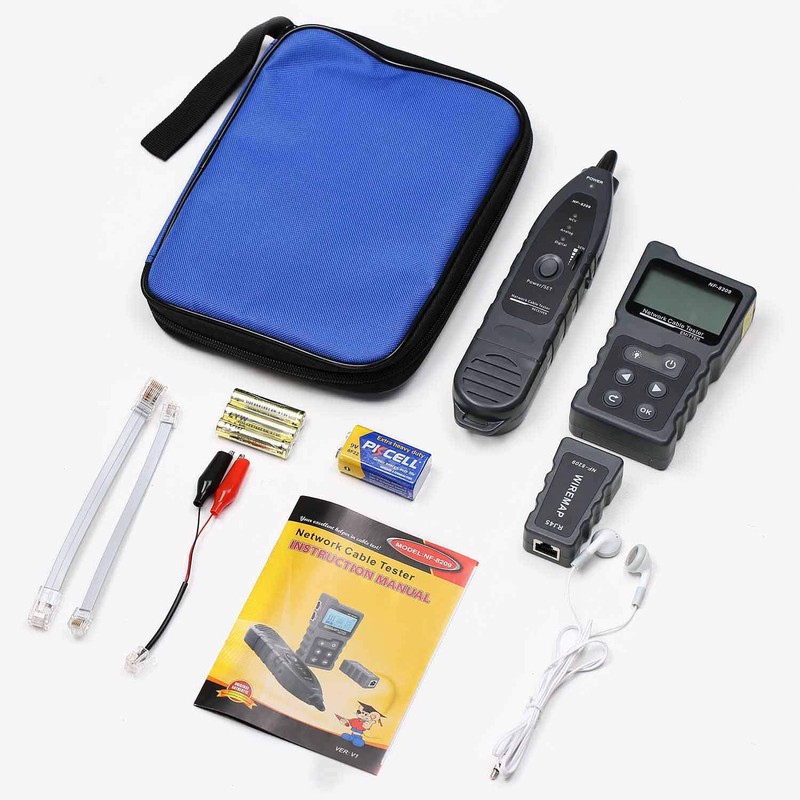 KOLSOL Network Cable Tester, Ethernet Wire Tracer with NCV &