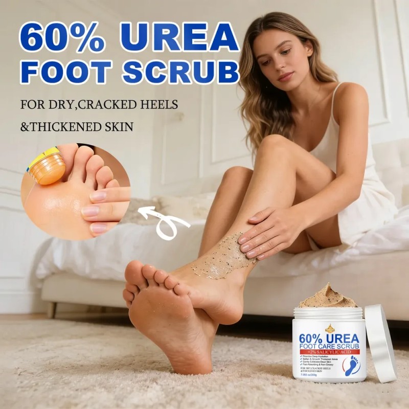 Pack Cuidado Pies Urea 60% Exfoliante Y Bálsamo 2 Pzs