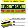 PreZiouz 3pcs Student Driver Magnet for Car,Please Be Patient Magnetic