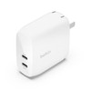 Belkin WCB010dqWHJP USB Charger (30W + 30W) 2 Ports, PD3.1