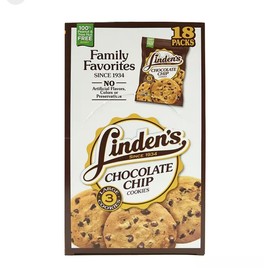 Generic Lindens Chocolate Chip Cookies, 3 Cookies/18 Pack