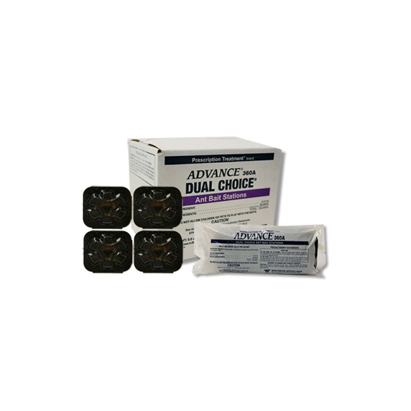 BASF Advance 360A Dual Choice Ant Bait Stations-4 Pk, Clear