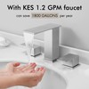 KES Bathroom Faucets for Sink 3 Hole - Waterfall Widespread
