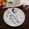 KEAWELL Premium 45-Piece Louise Silverware Set, 18/10 Stainless Steel, Service