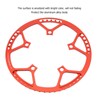 Bike Chainring 56T 130BCD Red Aluminum Alloy Lightweight Folding Bike