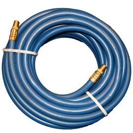 Air Hose Continental ContiTech BLUE Pliovic 300psi 3/8” x 100’ with brass fittings