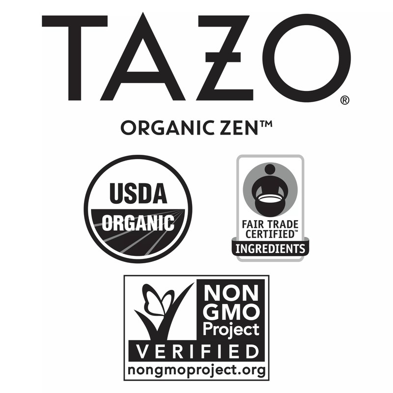 TAZO Tea Bags, Regenerative Organic: Refresh Mint Herbal Tea, Zen