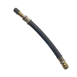 Air Pump Hose Rubber Air Hose 1 Pack Bike Tire Inflation Valve Extension Tube Pump Extension Hose Extension Adapter Valve Extension Tube Inflatable Accessories Long Lasting Convenience Suitable for Dirt Bike/Bicycle/Truck/Electric Car/Car (Length 160MM)