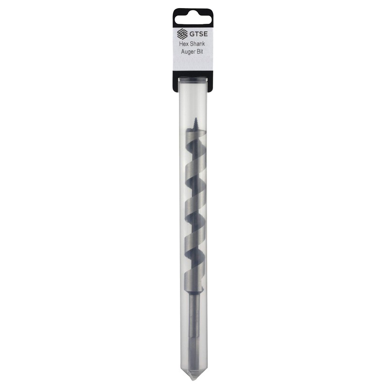 GTSE 19mm x 235mm Auger Hex Shank Drill Bits, Cuts