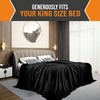 Big Oversized Blanket 120x120 Inches, Extra Soft, Lightweight, Worlds Biggest