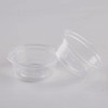 QIHYCUF 100 pcs Small Gecko Food and Water Cups Plastic