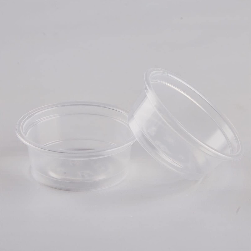 QIHYCUF 100 pcs Small Gecko Food and Water Cups Plastic