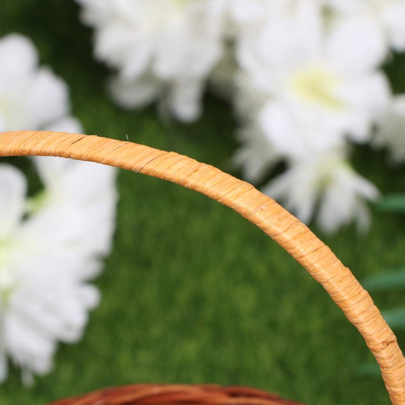 1PC rattan basket small basket with handle mini easter basket