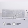 (Pack of 2) Steel Flat Connector Plate 80 x 240