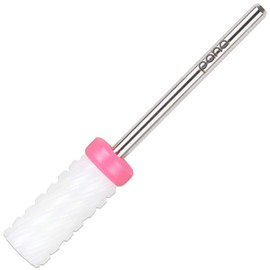 Pana Professional USA Ceramic White Small Barrel Bit Nail Drill (Grit: TRIPLE 3X COARSE) 3/32" Shank Size