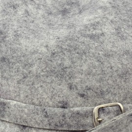 Melegari Faustmann Tyrolean Hat Alpine Hat for Shepherds Alpine Hat Man Woman Summer Winter, gray