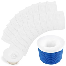 Pool Skimmer Socks, Filter Skimmer Pool, 20 Pieces Skimmer Filter Net, Pool Filter Net, Swimming Pool Skimmer Socks, Reusable Skimmer Basket Net for Removes Grass Leaves Pollen Oil Insects Hair