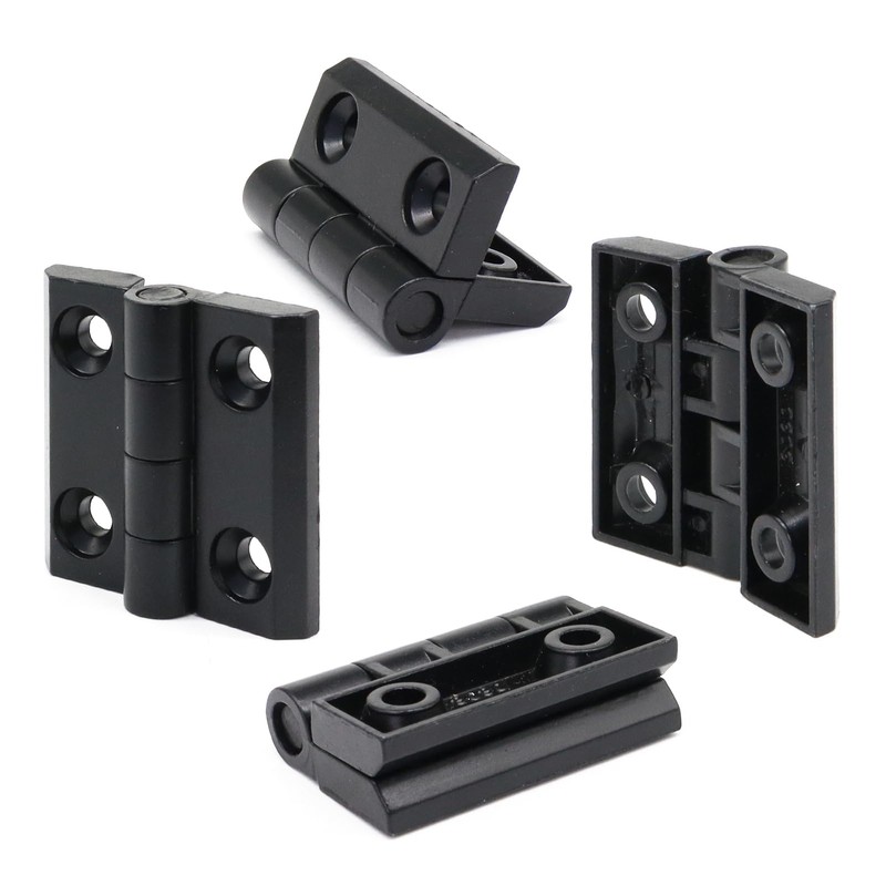 BLCCLOY 4Pcs 1010 Hinge 10 Series Extrusion Profiles Pivot Hinges