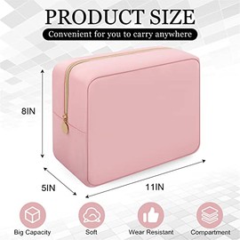 XSUIOY - Bolsa de maquillaje para bolso, bolsa de viaje para maquillaje, bonita bolsa de maquillaje preparada para cosméticos, bolsa organizadora para