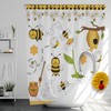 AMZXHCQ Shower Curtain Hooks 12pcs, Sunflower Shower Curtain Hooks Anti