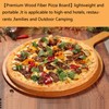 SWEIBIAI Pizza Boards pizza cutting board 13inch Round Pizza Cutting