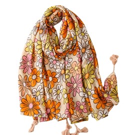 FAIRYGATE Scarf Women's Scarves Warm Spring with Tassels / Fringes XXL Scarves Stole, 81009