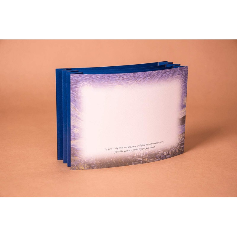 The Starry Night feat. Cats- 3D Diorama Card- for All