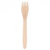 25 Disposable Wooden Forks 16.5 cm PS Disposable Tableware 18324