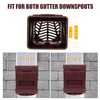 JXLXYY (2 Packs) Downspout Leaf Filter Downspout Cleanout,Leaf Removers, Gutter
