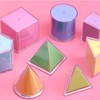 Fonowx 8 Pieces 3D Shapes Geometry Learning Toys Math Toys