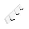 YunNasi Bamboo Coat Rack with Foldable Hooks Wall Coat Rack