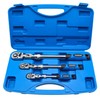 YOTOO Extendable Ratchet Set 3Pcs 1/4", 3/8" & 1/2" Drive