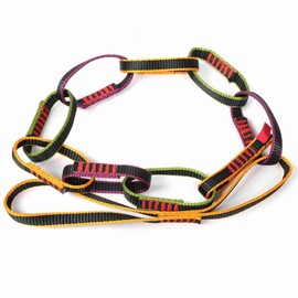 Outdoor Nylon Climbing Equipment Downhill Forming Ring Sling Daisy Chain Rope Personal Anchor