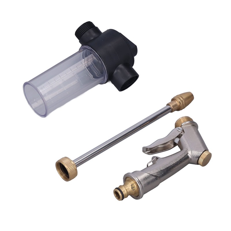 High Pressure Water Gun Garden Hose Wand Nozzle Sprayer Foam