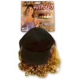 Billy Bobs Costume Kit Hat Hair and Teeth