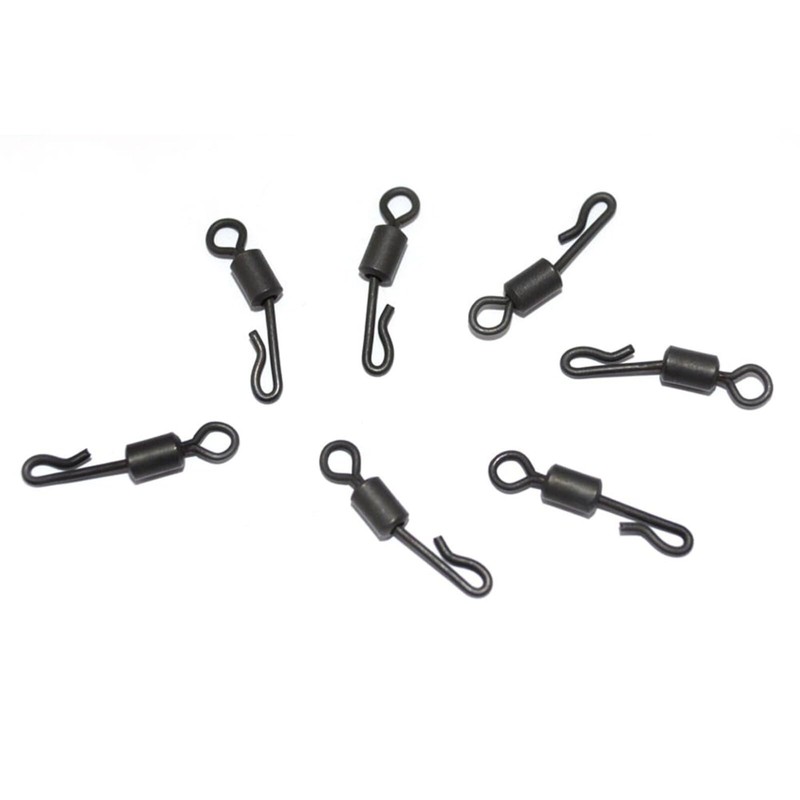 BYHKLW Quick Change Swivels, Carp Coarse Fishing Tackle Rings Rigs