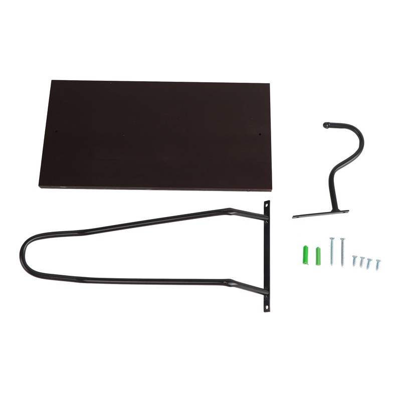 Motorcycle Helmet Rack and Jacket Hook Wall Mounted Helmet Holder