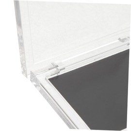 WOONEKY 2pcs Empty Magnetic Eyeshadow Palette Box with Transparent Cover for Organizing Makeup Shades for Eyeshadow Blush Highlighter and Powder Storage