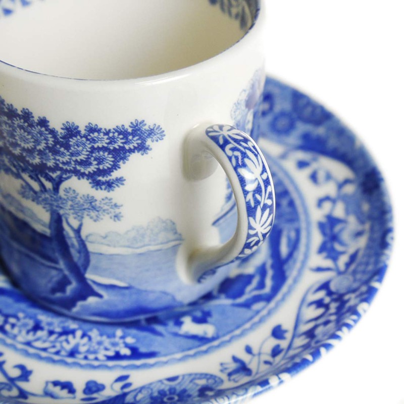 Spode (Spode) Cup _ Saucers Blue 90cc Blue Italian 1200