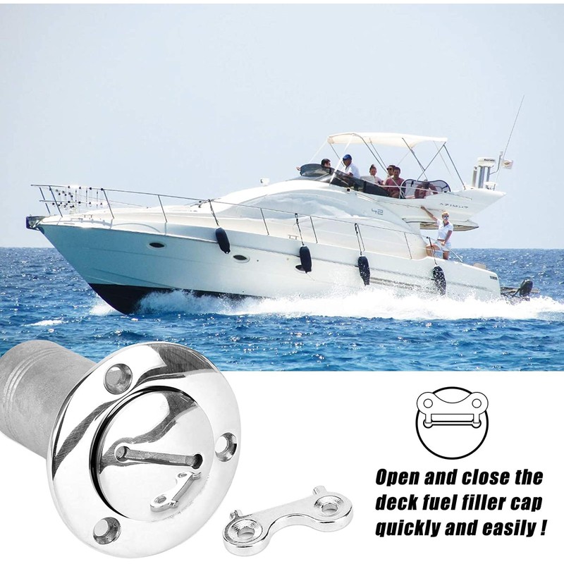 LATRAT Pack of 3 Boat Tank Deck Filler Replacement Key