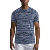 Zengjo Wicking Tshirt Men Athletic(Bluish Gray,L)
