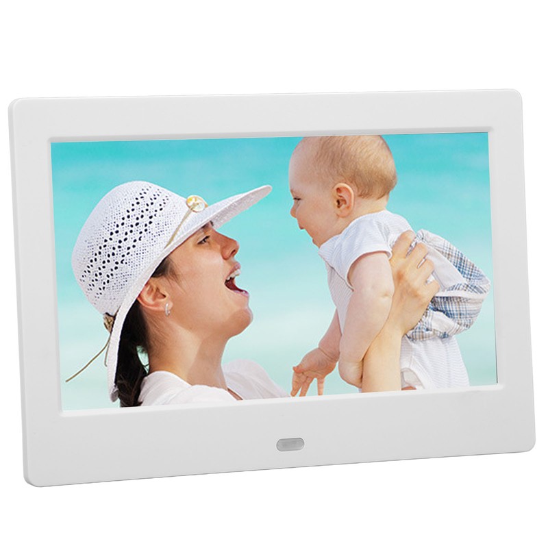 7in IPS Full Lamination HD Digital Photo Frame Video Playback