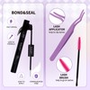 Eyelash Extensions Set, 60D + 80D Cluster Lashes Kit, C