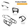 Hoolcar Center Console Dashboard Navigation Panel Trim Gear Shift Cover