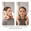 Asixxsix Travel Neck Pillow with Bluetooth Headset, Ergonomic Design U