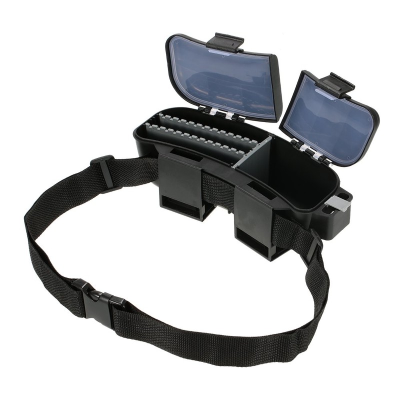Multifunctional Portable Fishing Bait Tackle Box Storage Box Waist Carrier