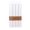 Nordring 8 Taper Candles 2.2 x 18 cm White