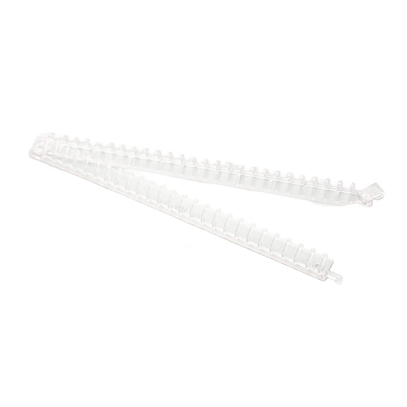 10Pcs Binding Spines Plastic Comb Spiral Coil 26 Holes 100