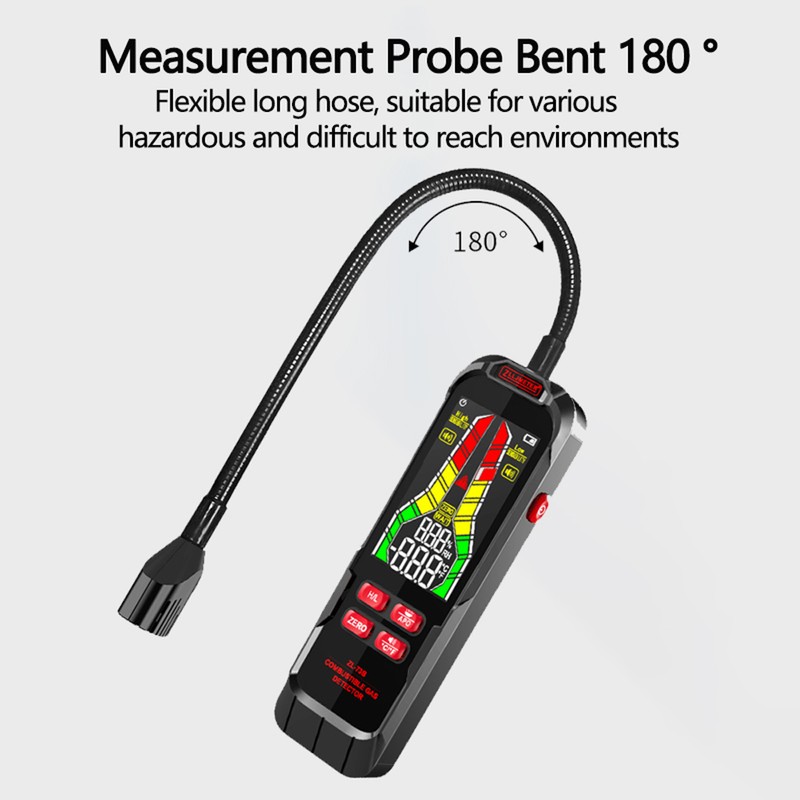 Combustible Gas Detector High Accuracy LCD Display Combustible Gases Leakage