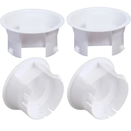 4 Pieces Glass Water Pitcher Lid Replacement Cap Stoppers for Jug Bistro, White